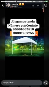 Temos tenda e pula pula pra alugar 
