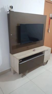 Painel para TV com Nicho e Gaveta