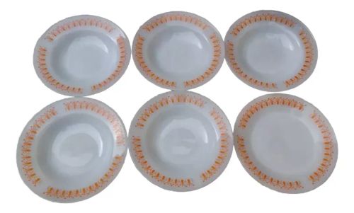 Pratos Fundos Termo Rey Gravatinha 23cm #av (Usado)