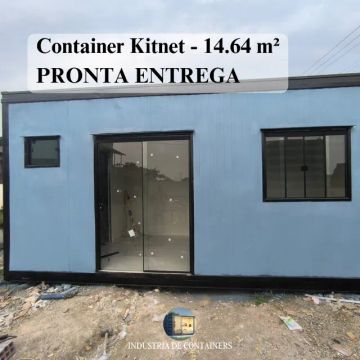 Container Reefer 20" pés 6x2,44x2,89 M - 14,64 m² KITNET PRONTA ENTREGA    