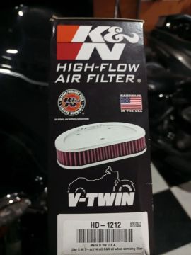Filtro K&N lavavel Harley Davidson
