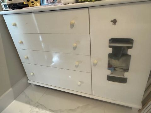 Cômoda + guarda roupa infantil 