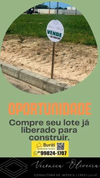 Repasso lote COMERCIAL na BURITI para assumir parcelas de R$ 383,00