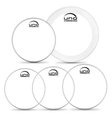 Kit De Peles Rock Uno By Evans G2 Transparente UPG2CLR22