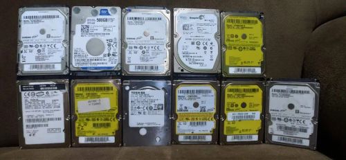 Hd Sata Notebook 2,5" - Usados Funcionando Perfeitamente - A partir R$70,00