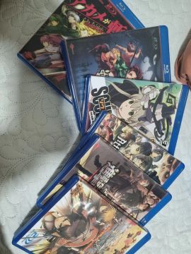 7 Blu-ray Animes em Ótimo estado!