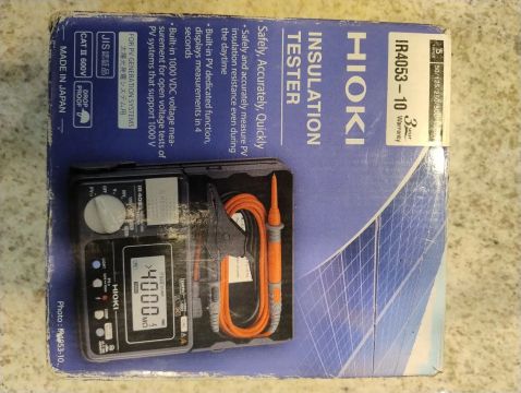 Teste de Isolamento HIOKI IR4053-10