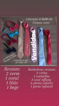 Gravatas Slim diversas