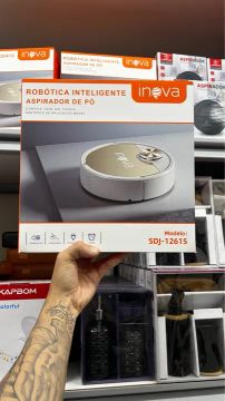 Aspirador robô portátil inova 