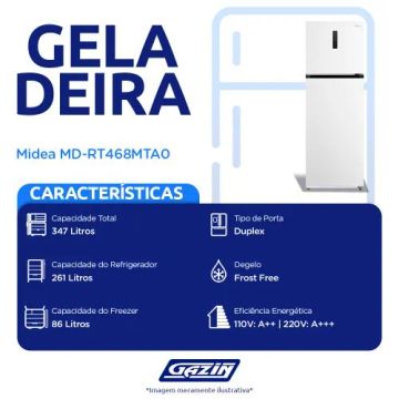 Geladeira Duplex Midea Frost Free entrega grátis