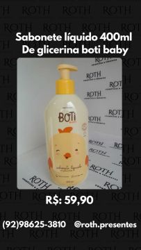 Sabonete Líquido Boti Baby 400ml