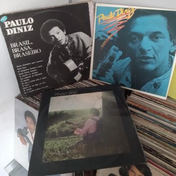 3 LPs Do Cantor Paulo Diniz Discos De Vinil 