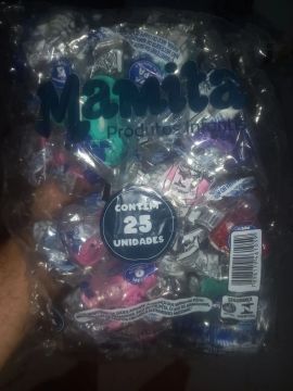 Chupetas Mamita - Pacote com 25 unidades