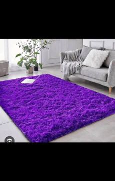 Tapete Pelúcia Roxo - Decoração Moderna