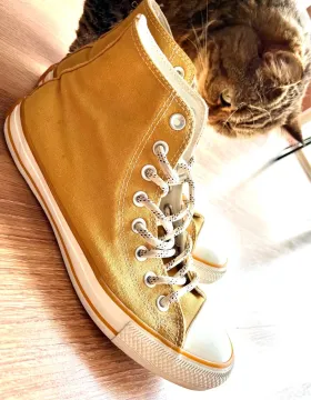 Tênis Converse All Star Cano Alto - Mostarda