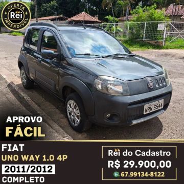 Uno Way 1.0 2011/2012 - Completo - R$ 29.900,00 - Ent 5.000,00 + 48x - Aprovo Fácil