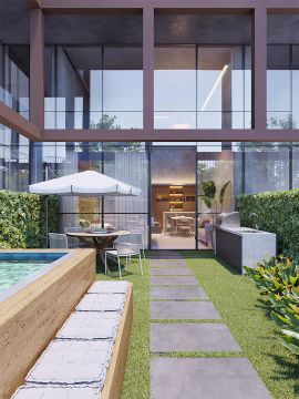 Apartamento Studio quarto/sala 40m2 A venda- Condomínio com piscina de ondas -Arte Wave Ba