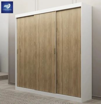 Oferta Guarda-Roupa Flex 3 Portas de Correr com 4 Gavetas 