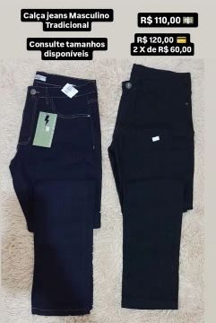 CALÇAS JEANS MASCULINO Entrega grátis 