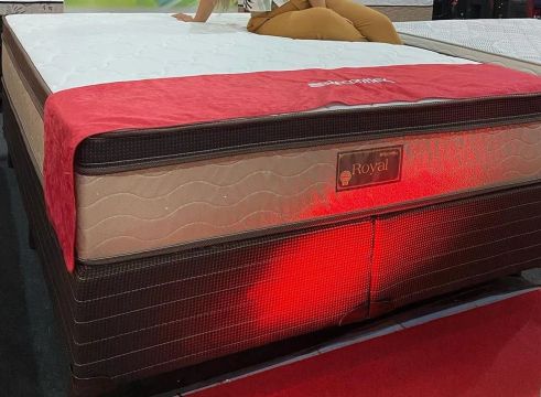 Cama Box Queen Royal Molas ensacadas 