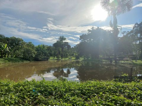 Chácara com lago e área verde