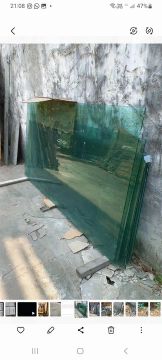 13,34 M2 DE VIDRO VERDE DE 8MM