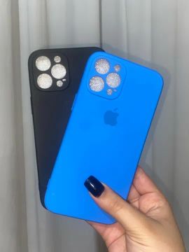 Kit Capas para iPhone 12 Pro Max - Azul e Preto