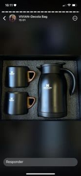kit Garrafa e Canecas