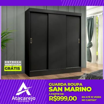 Guarda Roupa Casal Entrega e Montagem Grátis 