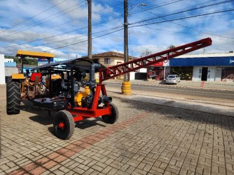 Conjunto Moto Bomba Diesel Agrícola Germek para Irrigação, com Bomba KSB e Motor MWM