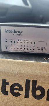 Roteador Intelbras SG 1002 MR - 8 Portas Gigabit