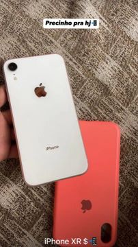 iPhone XR branco todo original 