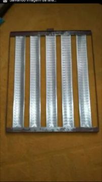 Assadeira retangular 58x68cm com 05 talas Walpan 