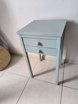MESA DE CABECEIRA 2 GAVETAS MODEL