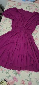 Vestido Roxo Curto Um Charme