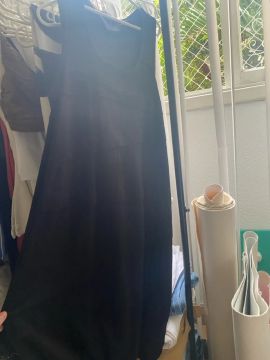 Vestido preto longo