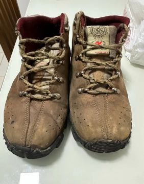 Botas de couro marrom Adventure