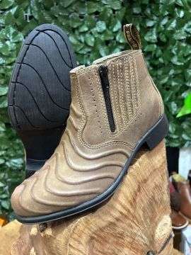 Bota De Couro Estilo Country ?!