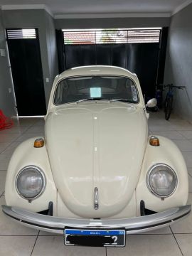 FUSCA 1972 BRANCO LÓTUS PLACA PRETA