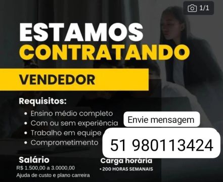 Contratação imediata