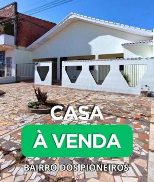  venda casa. Em pimenta Bueno no Bairro dos Pioneiros