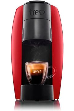 Cafeteira TRES Espresso Vermelha