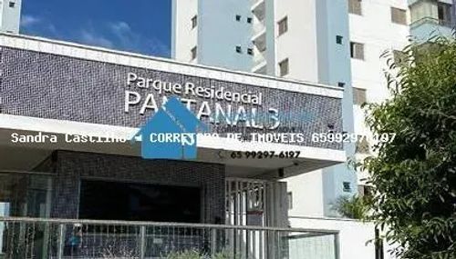 ED PQ PANTANAL 3 ap101m² 3/4 sendo 2 suites com planejados e churrasq