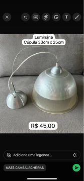 Luminária Pendente