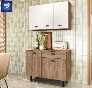 Oferta Cozinha Balcão com Aéreo 5 Portas 1 Gaveta Lacrado