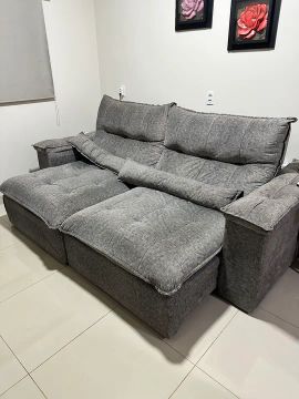Sofá retrátil 2,50 largura 