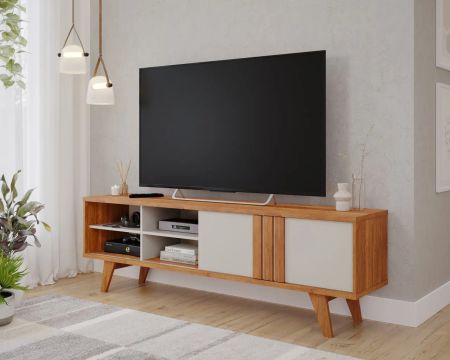 Rack para TVs de até 70" com design moderno - 100% MDF!