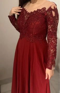 Vestido marsala M