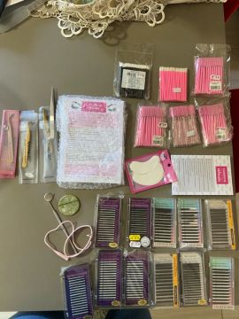 Kit Completo extensão de cílios 