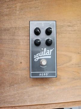 Pedal Overdrive Aguilar Agro Para Contra Baixo Bass Cor Cinza - USADO - EXCELENTE